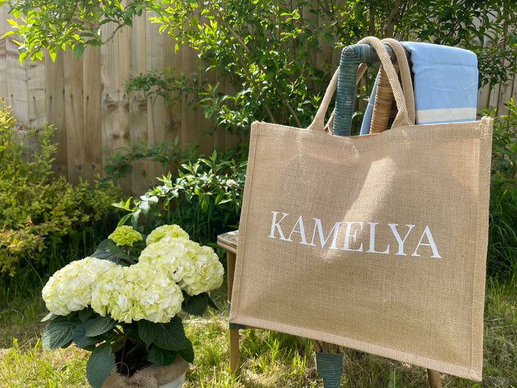 Kamelya Jute Tote