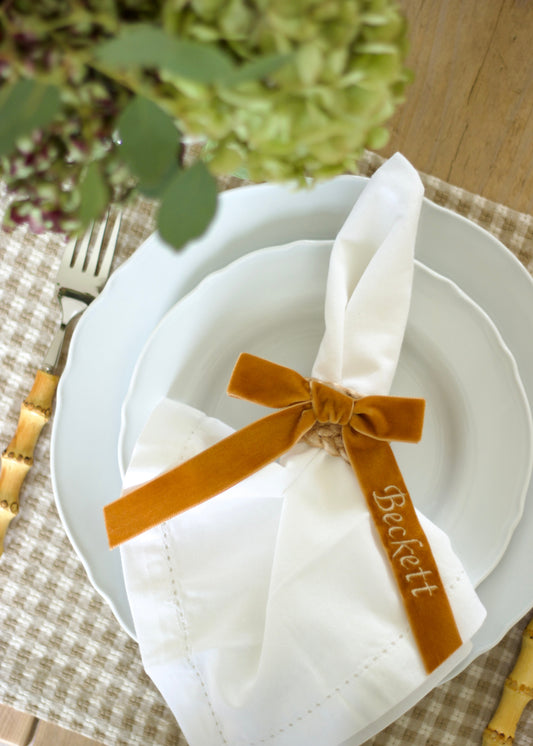 Harvest Monogram Bow