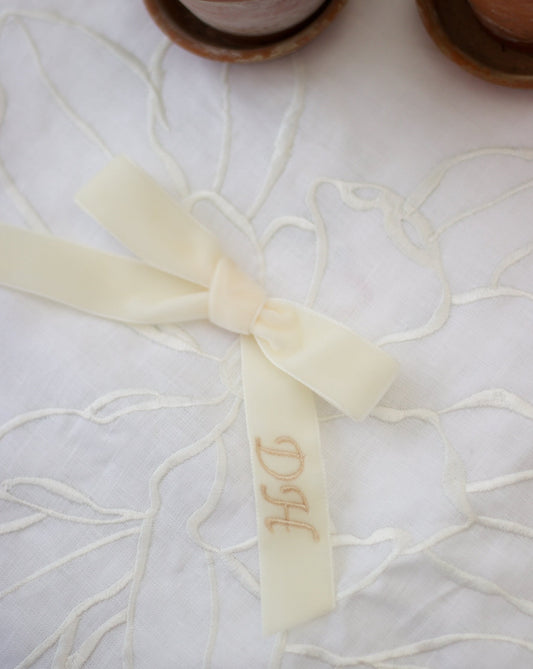 Chantilly Monogram Bow