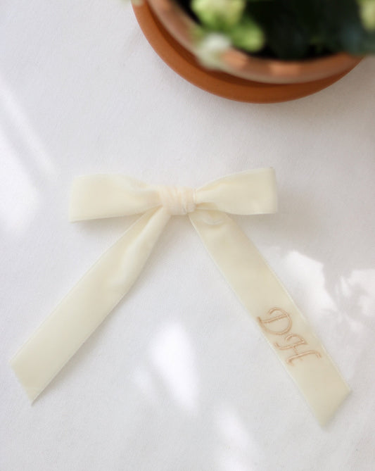 Chantilly Monogram Bow